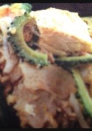 ゴーヤの梅風味チャンプルー-レシピのメイン写真