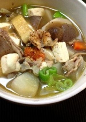 秋香る野菜たっぷり豚汁-レシピのメイン写真