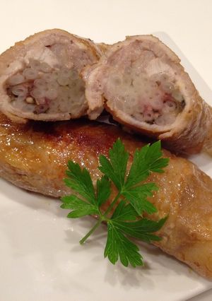 簡単 梅肉ともやしの肉巻き-レシピのメイン写真
