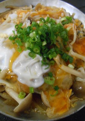 エビ入りかき揚げの卵とじ丼-レシピのメイン写真