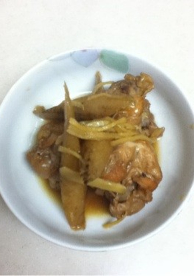 鶏肉とごぼうの煮物-レシピのメイン写真