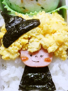 簡単!ハロウィンの魔女弁当-レシピのメイン写真
