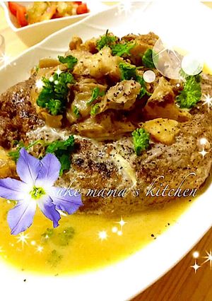 ஐミルクソース♡チーズinハンバーグஐஃ-レシピのメイン写真
