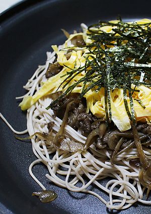 牛ごぼうで瓦そば風-レシピのメイン写真