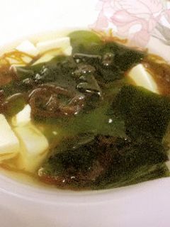 ローカロリーでヘルシーなもずくのスープ-レシピのメイン写真