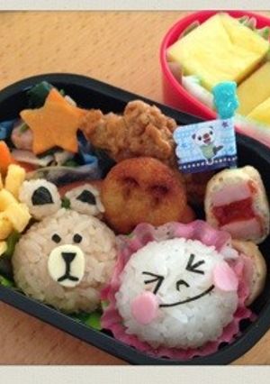 キャラ弁☆LINE☆ムーン☆ブラウン☆-レシピのメイン写真
