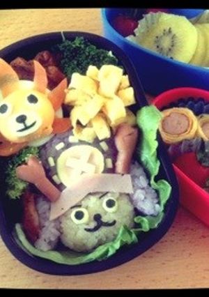 キャラ弁ワンピース☆チョッパー☆サニー号-レシピのメイン写真
