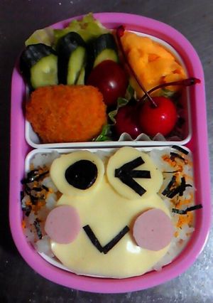 キャラ弁＊けろっぴ弁当＊-レシピのメイン写真