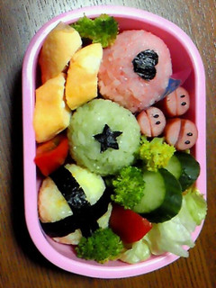 『でこふり』で☆三色おむすび弁当☆-レシピのメイン写真