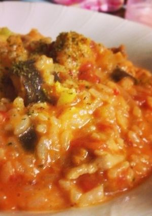 ＊余ったご飯で簡単トマトリゾット＊-レシピのメイン写真