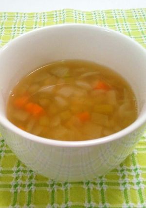 たっぷり野菜のコンソメスープ-レシピのメイン写真