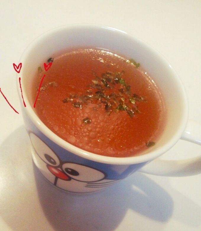 お湯をいれるだけ！簡単コンソメスープ-レシピのメイン写真