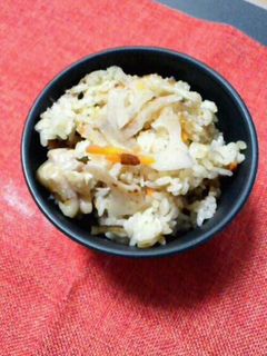 秋の味覚♬炊き込みご飯-レシピのメイン写真