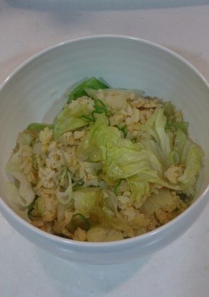 レタスとじゃこの簡単チャーハン♪-レシピのメイン写真