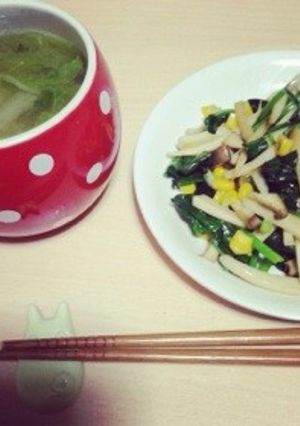 つくねと白菜の鍋風味噌汁-レシピのメイン写真