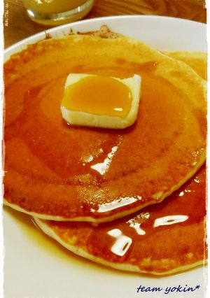 寝かせて♡イーストdeパンケーキ-レシピのメイン写真