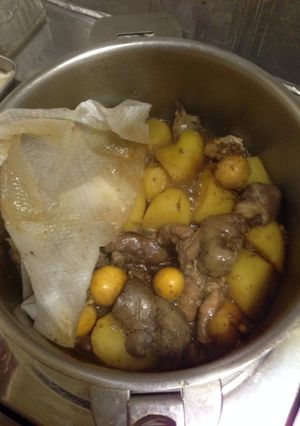 鶏もつの肉じゃが-レシピのメイン写真