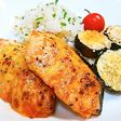 鮭のスイートチリ味噌マヨネーズ焼き