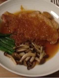 簡単!豚ロースオニオンソース-レシピのメイン写真