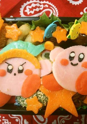星のカービィ☆キャラ弁-レシピのメイン写真