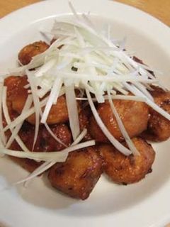 れんこん団子の甘酢煮-レシピのメイン写真