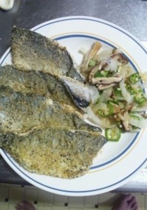 ８月５日晩飯　【ワカシの香草焼き】-レシピのメイン写真