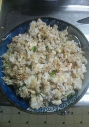 ８月６日晩飯　【和風炒飯】-レシピのメイン写真