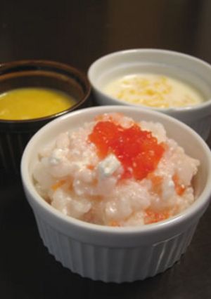 トマトチーズ粥とかぼちゃポタージュ-レシピのメイン写真