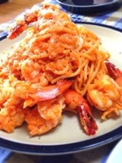 ④海老のトマトクリームパスタ-レシピのメイン写真