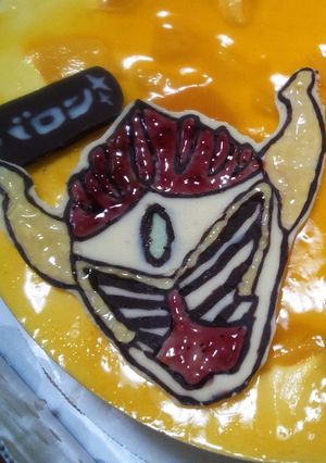 仮面ライダー　バロン　チョコデコ-レシピのメイン写真