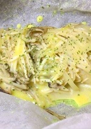 カレイときのこの包み蒸しカレー味-レシピのメイン写真