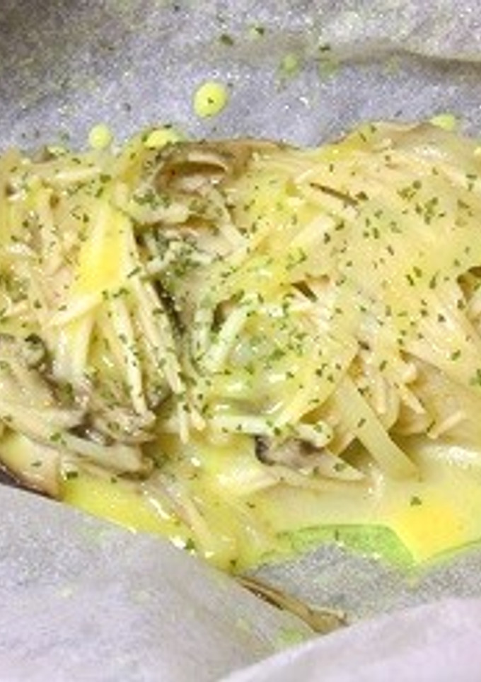 カレイときのこの包み蒸しカレー味-レシピのメイン写真
