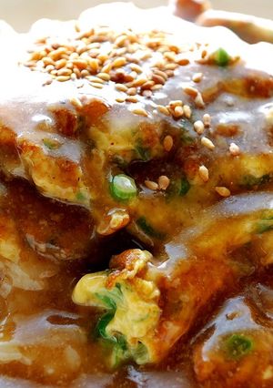神戸発納豆で作る血液サラサラ天津飯-レシピのメイン写真
