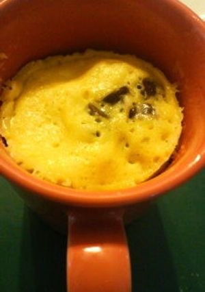 cake in a mug-レシピのメイン写真