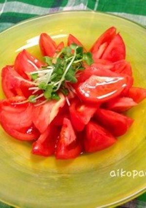 簡単めんつゆトマトサラダ-レシピのメイン写真