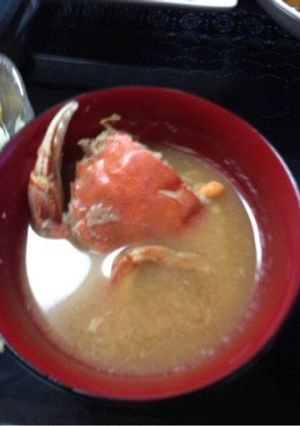 ワタリガニの味噌汁-レシピのメイン写真