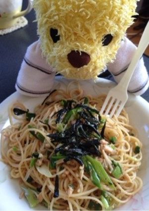 ランチにツナと白ネギの和風パスタ-レシピのメイン写真