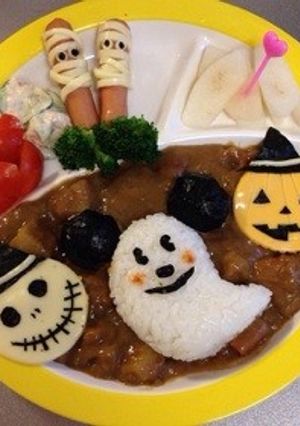 ハロウィン☆カレープレート-レシピのメイン写真