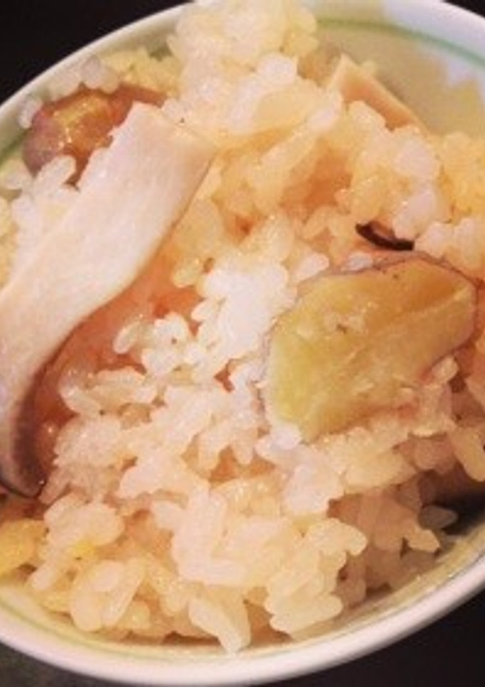 栗とエリンギの炊き込みご飯♡-レシピのメイン写真