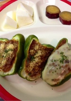 ＊洋風ピーマンの肉詰め＊-レシピのメイン写真