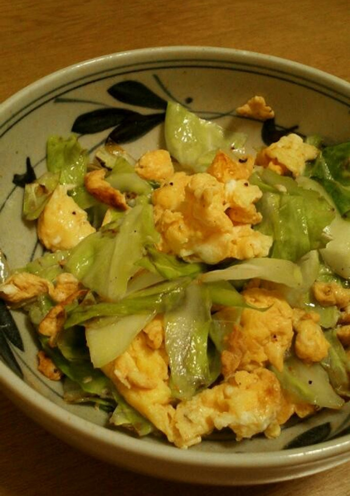 簡単☆キャベツと玉子の中華炒め-レシピのメイン写真