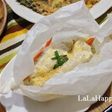 ささみ・野菜のマヨソース・レンジ包み蒸し
