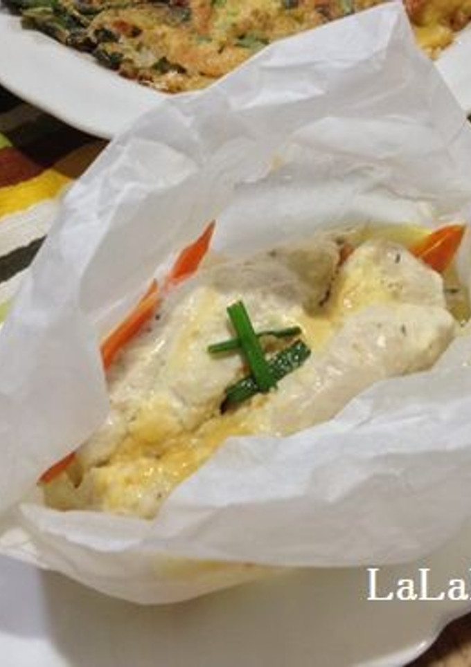 ささみ･野菜のマヨソース・レンジ包み蒸し-レシピのメイン写真