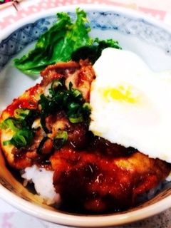 簡単に豚肉の生姜焼き(丼編)-レシピのメイン写真