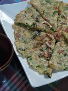 ニラたっぷりチヂミ-レシピのメイン写真