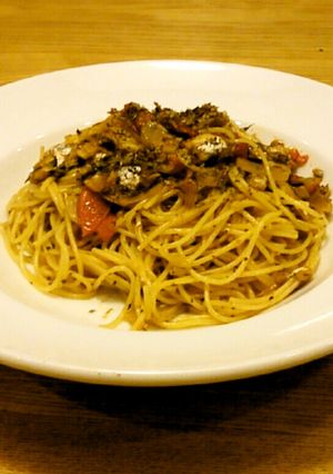 オイルサーディンとトマトのパスタ-レシピのメイン写真