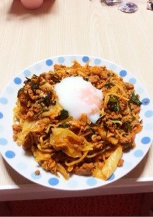 簡単適当キムチ焼きそば-レシピのメイン写真