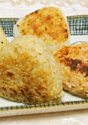 焼きおにぎり～★オイマヨ★つゆマヨ★みそ-レシピのメイン写真