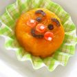 簡単キャラ弁かぼちゃの煮物でアンパンマン
