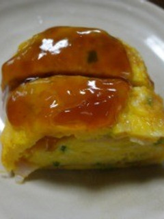ニラとハム入り卵焼き-レシピのメイン写真